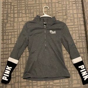 Pink half zip